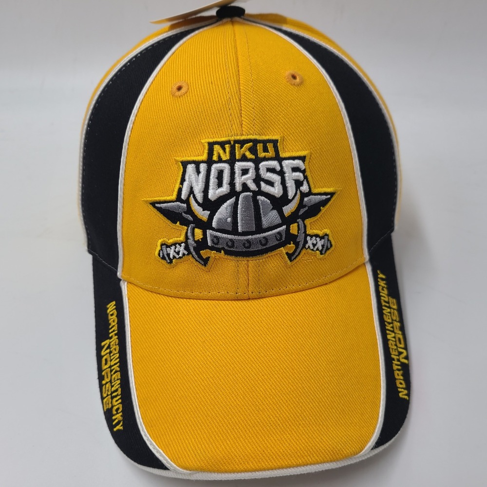 Northern Kentucky Norse Hat Adjustable Fan Favorite Yellow NCAA University NKU